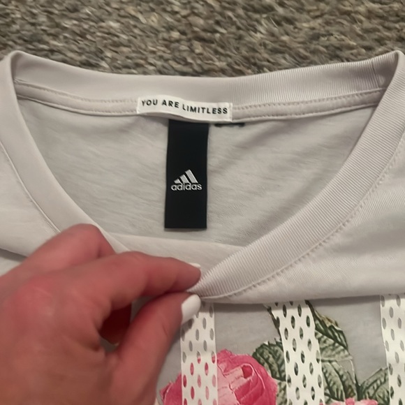 Adidas crop top. Small - Picture 3 of 6
